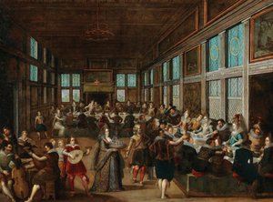 結婚会、1605年。 作： Louis Caullery de
