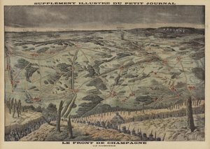 フランス・シャンパーニュ地方の西部戦線、第一次世界大戦