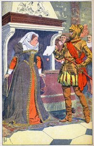 1567年、マリー・スチュアートの逮捕 作： Louis Charles Bombled