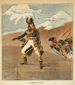 エマニュエル・ド・ラス・ケース伯爵（1766-1842）の著書『聖ヘレネの記念』に掲載されたボンブル・ルイ（1862-1927）のイラスト。ジュベール将軍（1769 - 1799）の肖像、個人蔵 作： Louis Charles Bombled