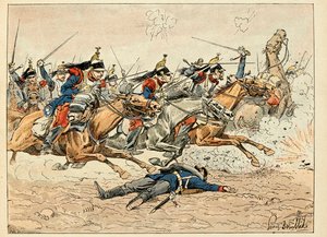 ディック・ド・ロンレイの逸話をルイ・ボンブルド（1862-1927）が描いた「Les heros du Siecle」という本からの引用です。 作： Louis Charles Bombled
