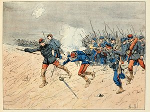 ディック・ド・ロンレイの逸話をルイ・ボンブルド（1862-1927）が描いた「Les heros du Siecle」という本からの引用です。 作： Louis Charles Bombled