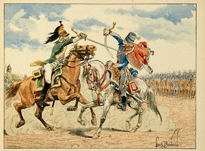 ディック・ド・ロンレイの逸話をルイ・ボンブルド（1862-1927）が描いた本「The Heros of the Siecle」からの引用です。 作： Louis Charles Bombled