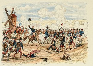 ディック・デ・ロンレイ著、ルイ・ボンブルド（1862-1927）画の『世紀の英雄たち』からの抜粋。 作： Louis Charles Bombled