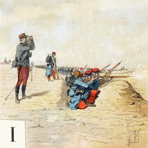 文字I：歩兵、"Je serai soldat"(Iwill be a soldier) - 軍事用アルファベット