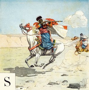 Letter S: Spahis, "Je serai soldat" (Iwill be a soldier) - Military alphabet