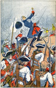 グダニスク攻防戦でロシア軍と対峙するフランス軍 作： Louis Charles Bombled