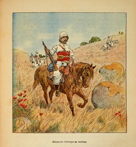 Henri Galli dit Galllichet (1854-1922)著、Louis Bombled (1862-1927)絵「マダガスカルの戦争-1885-1895年のフランス遠征の逸話」、個人蔵 作： Louis Charles Bombled