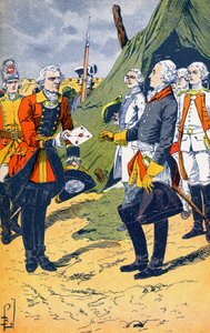 ヨークタウンの降伏を受けたウォッシュタウン 作： Louis Charles Bombled
