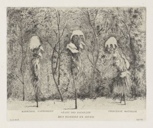 普仏戦争を題材にしたファンタジー作品 Mes rosiers en hiver (オブジェクトのタイトル) 作： Louis Charles Hora Siccama