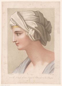 頭に布を巻いた女性の胸像 2eme Fête d