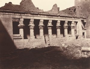 フィラエ、インナーコート、ウェスタン・コロネード、1859/1860年（写真）