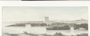 モノポリの反対側にある展望塔から見たアドリア海の海岸の景色 Vue d