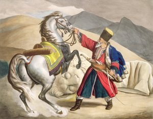 ティエリー兄弟が刻んだ1825年の彼の馬とのタルタル 作： Louis Dupré