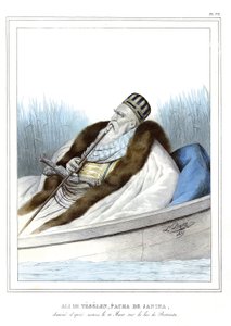 アリ・デ・テベレン（1741-1822）、ジャニナによるパーシャ、ブットリント湖にて