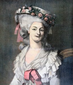 マリー・ルイーズ、ランバル王女、1892年 作： Louis Edouard Rioult