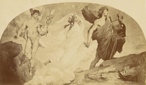 オルフェウスとエウリディーチェ 作： Louis Emile Durandelle