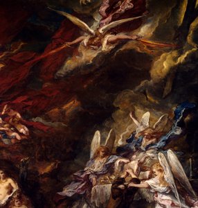 聖アントニウスの誘惑 仙人の大聖アントニウス（251-356）は、砂漠で悪魔の誘惑にさらされます。詳細ルイ・ガブリエル・ユージン・イサベイ（1803-1886）の絵画