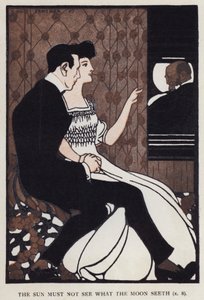 太陽は月が見るものを見てはいけない（カラーリトグラフ 作： Louis Fancher
