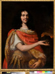 モリエール一座のコメディアンの肖像（油彩・キャンバス 作： Louis Ferdinand (c.1612 89) Elle