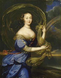 フランソワーズアテナドロシュシュアール、マーキスドモンテスパン1640-1707、アイリス 作： Louis Ferdinand Elle the Younger
