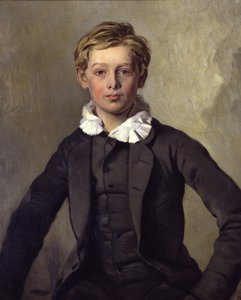 1855年のハンス・ホーボルト・フォン・アインジーデル伯爵の肖像 作： Louis Ferdinand von Rayski