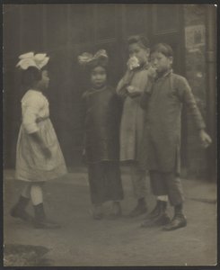 [チャイナタウンの子供たち］ 作： Louis Fleckenstein