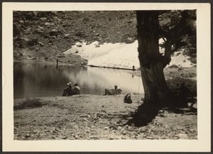 [湖の情景］ 作： Louis Fleckenstein
