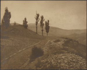 [丘のある風景］ 作： Louis Fleckenstein