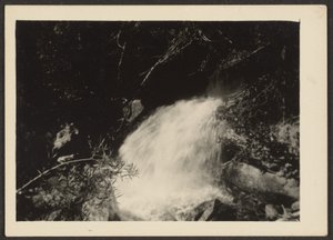 [滝のある風景］ 作： Louis Fleckenstein