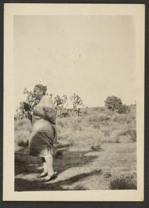 [風景の中のフレッケンシュタイン夫人] 作： Louis Fleckenstein