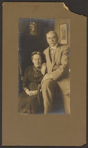 [フレッケンシュタインとその妻の肖像】。］ 作： Louis Fleckenstein