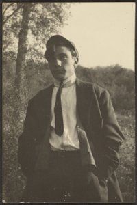 [畑の青年] 作： Louis Fleckenstein