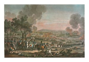 1809年7月7日のワグラム付近の戦い（1850年頃）。   作： Louis Francois Mariage