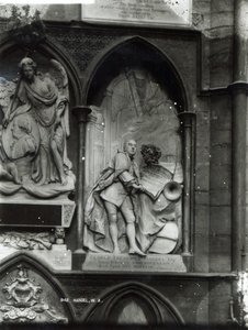 商業の記念碑、1762 作： Louis Francois Roubilliac