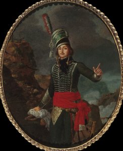 フランソワ・セヴラン・マルソー・デスグラヴィエ将軍の肖像、1769～1796年頃。 1796年。 作： Louis François Sergent Marceau