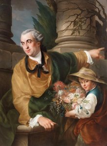 アンジヴィエ伯爵シャルル・クロード・フラオート・ド・ラ・ビラルデリーの肖像 1730-1809年 1760年 作： Louis Gabriel Blanchet