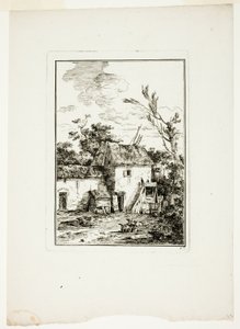 垂直の風景 作： Louis Gabriel Moreau