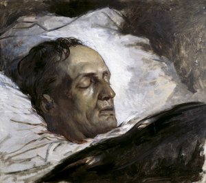 処刑された男（レミー・ボマル）の首。 1870年代～80年代（キャンバスに油彩）