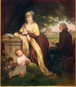 ルイ・ゴフィエ《妻と子供のいる自画像