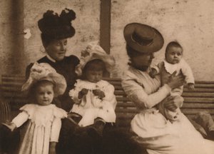 女性と子供、1937 作： Louis Guichard