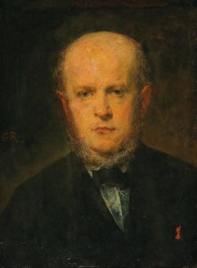 アドルフ メンゼルの肖像 1815 ～ 1905 年、1867 年。 作： Louis Gustave Ricard