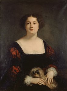 アポロニー・サバティエの肖像 1822-1889年、c。 1850年。 作： Louis Gustave Ricard