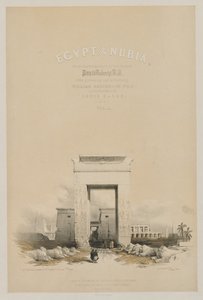 エジプトとヌビア：口絵第5巻、1849年。 作： Louis Haghe