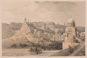 エジプトとヌビア：ボリュームIII-No. 34、カイロの城塞、メヘメットアリの住居、1838年。