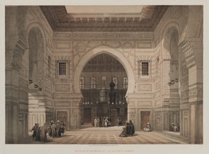 エジプトとヌビア、ボリュームIII：スルタンエルゴリーのモスクの内部、1849年。