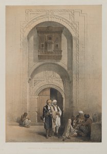 エジプトとヌビア、ボリュームIII：モダンマンション、1849年カイロのアラベスク建築。