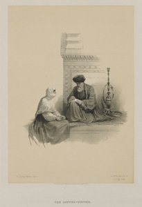 エジプトとヌビア、ボリュームIII：手紙作家、カイロ、1849年。 作： Louis Haghe
