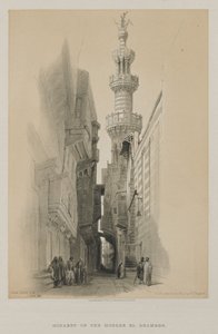エジプトとヌビア、ボリュームIII：モスクのミナレットエルラムリー、1848。