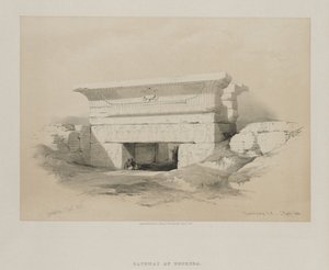 エジプトとヌビア、ボリュームI：Dendera、1847。 作： Louis Haghe